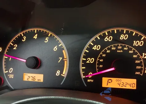 2010 Toyota Corolla Le z USA, uszkodzony, nr VIN 2T1BU4EE1AC519980